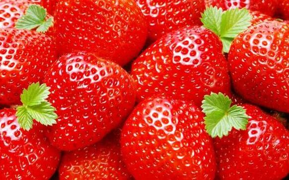 jordgubbar för att öka styrkan